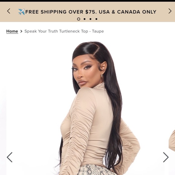 Turtleneck Top from Fashion Nova - Picture 2 of 4